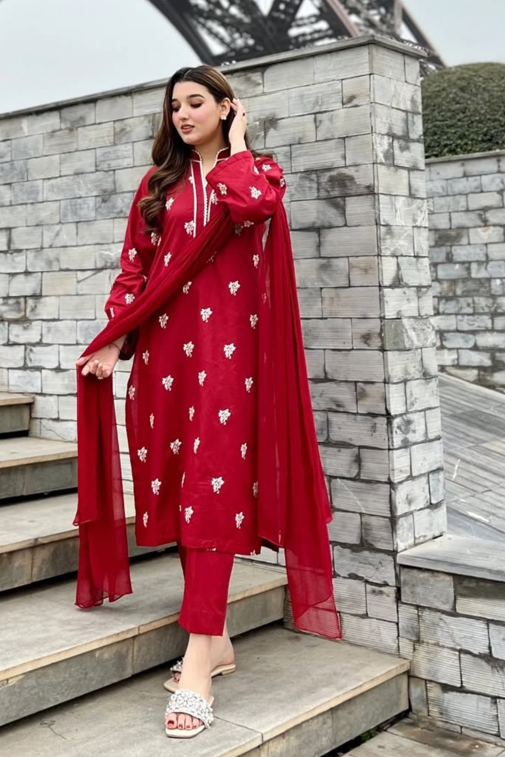 Afreen Embroidered 3Pcs