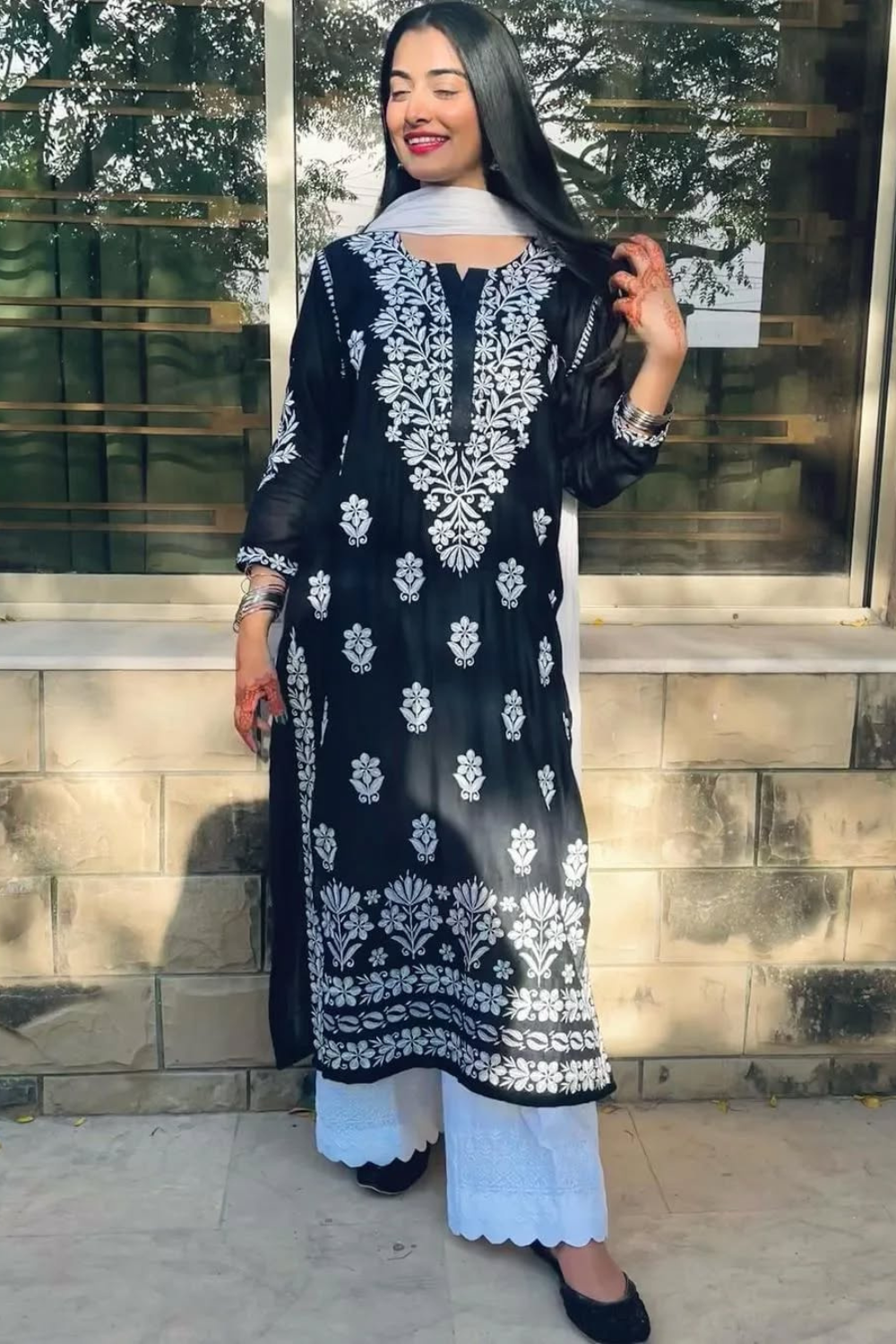 Indian Chikankari Kurti